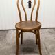 Pair of bistro chairs Fischel 1930 curved wood