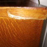 Convenient wood and rattan compass feet