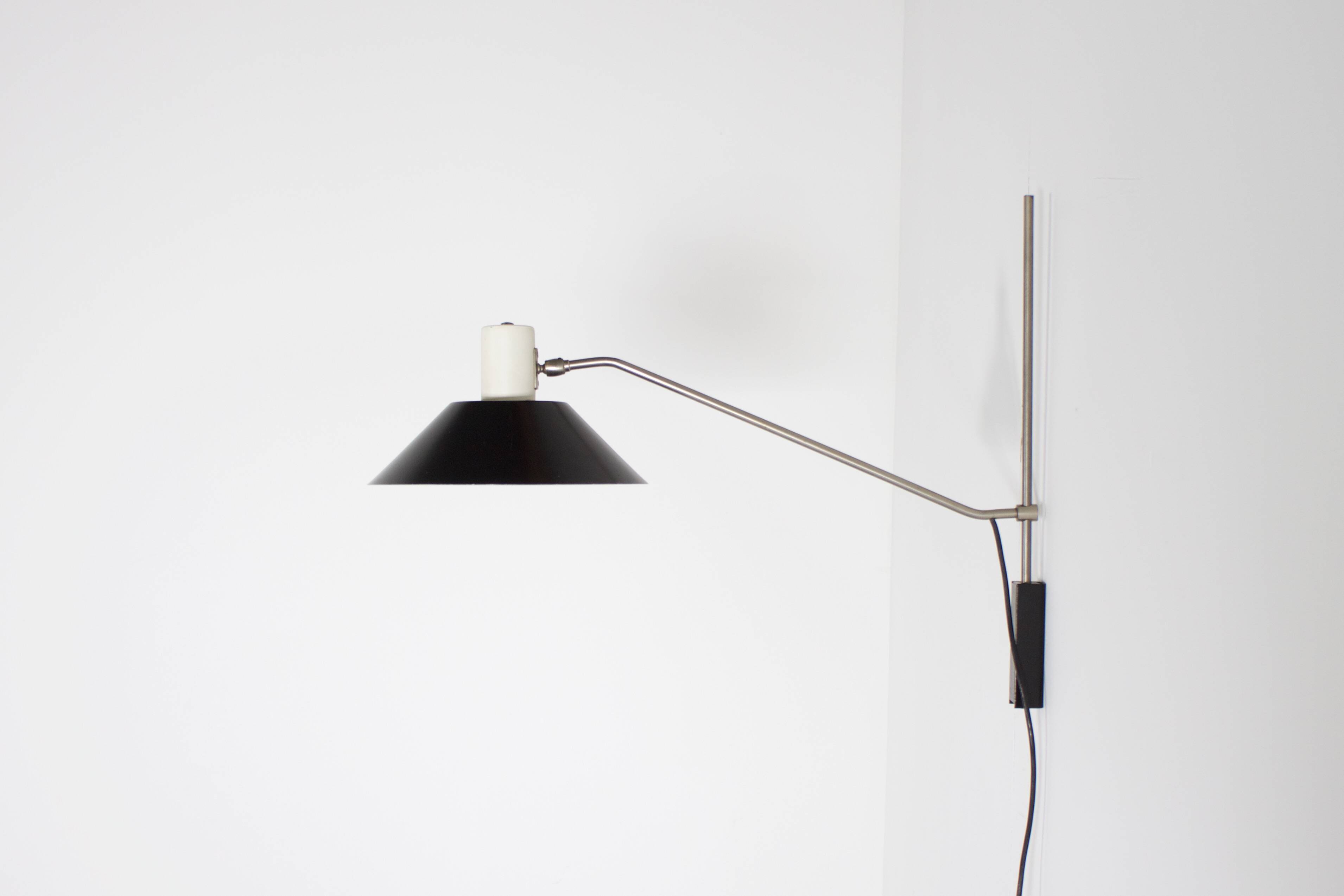 Wall Lamp 7078 by Jan Hoogervorst for Anvia, Netherlands 1958