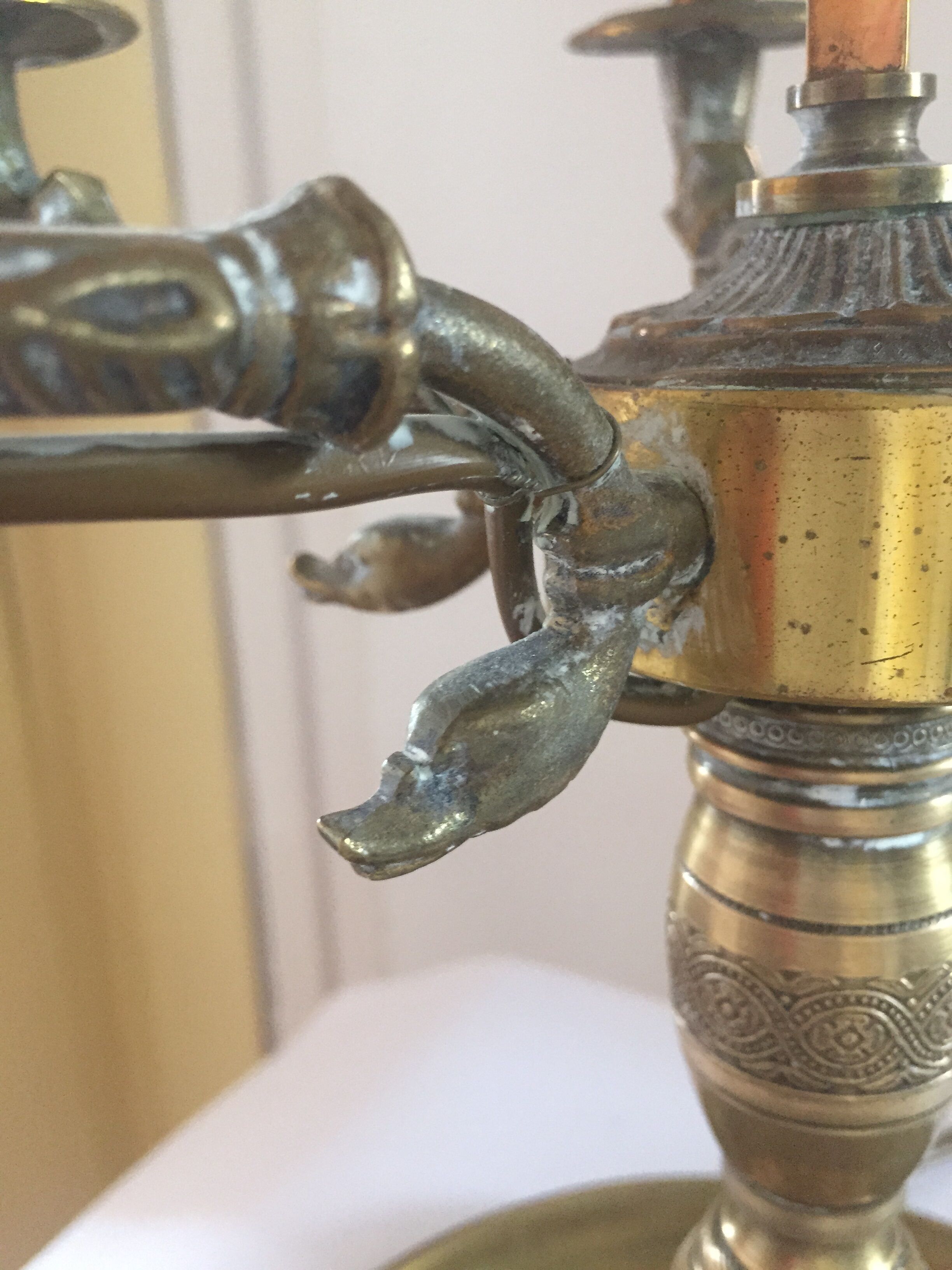 Empire 5-light bouillotte lamp