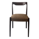 Scandinavian chair in teak & velvet by Niels Otto Moller, Denmark 1950