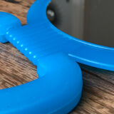 Miroir à poser vintage bleu turquoise