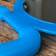 Mirror to pose vintage turquoise blue