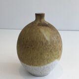 Vase soliflore en grès. signé de l'artiste suisse Edouard Chapallaz