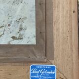 Peinture à l'huile vintage originale de paysage de cottage : Art de la nature encadré