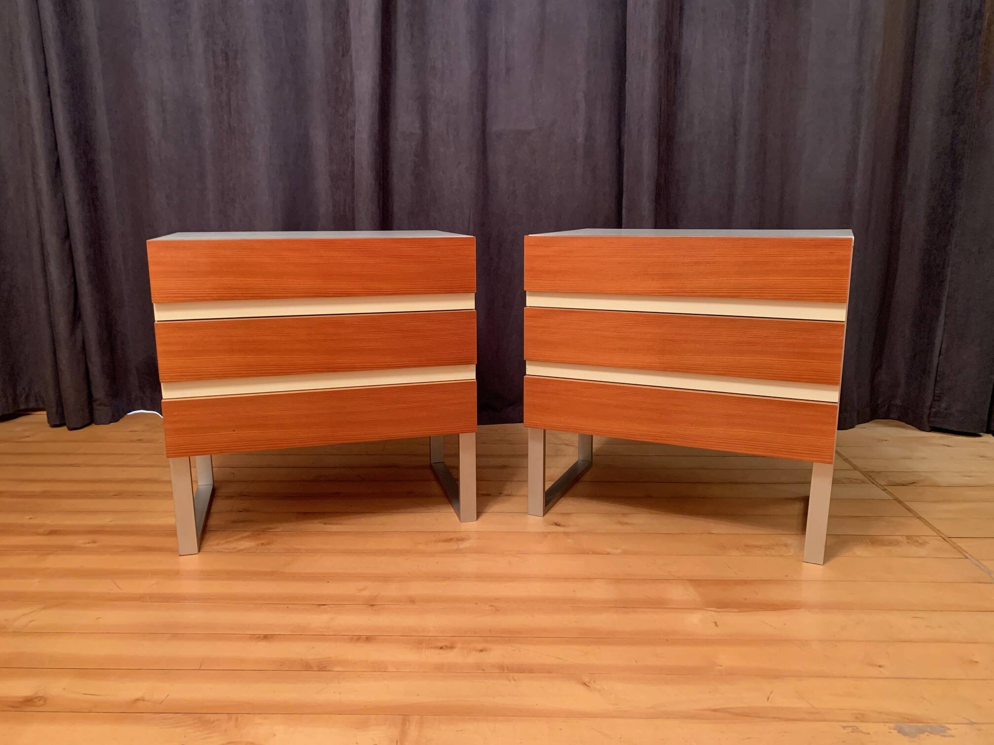 Set of two Interlübke chests of drawers, Germany, 1970s.