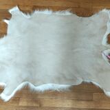 Vintage carpet goat skin 87 cm X 65.5 cm