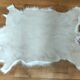 Tapis vintage peau de chèvre 87 cm X 65.5 cm