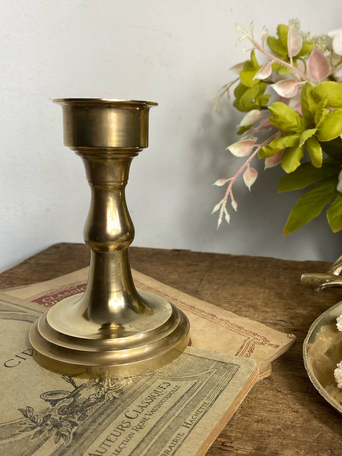 Brass candle holder