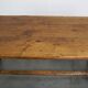 Beautiful antique French dining table with perfect dimensions and handy hooks