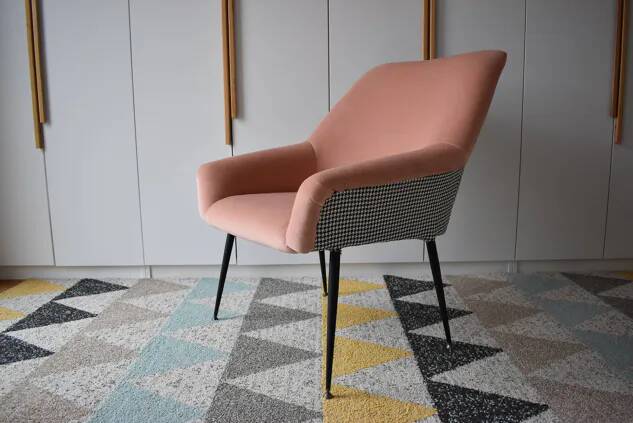 Vintage Shell armchair, 1960s, German Democratic Republic, restored