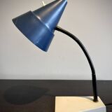 Navy blue articulated lamp