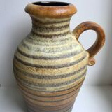 large ceramic vase West Germany Scheurich Keramik Space Age 1970s