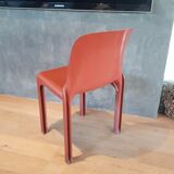 Set of 6 selene Vico magistretti chairs