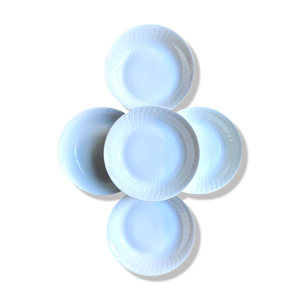 Lot de 5 assiettes creuses - limoges