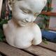 Bust plaster "the florentine" called "the rieuse" after Jean-Baptiste Pigalle