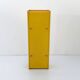 Yellow wall cabinet by Olaf Von Bohr for Gedy, 1970