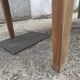 Old farmhouse table of 2x1 m and 8 places in beech and oak
