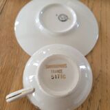 5 tasses et sous-tasses anciennes