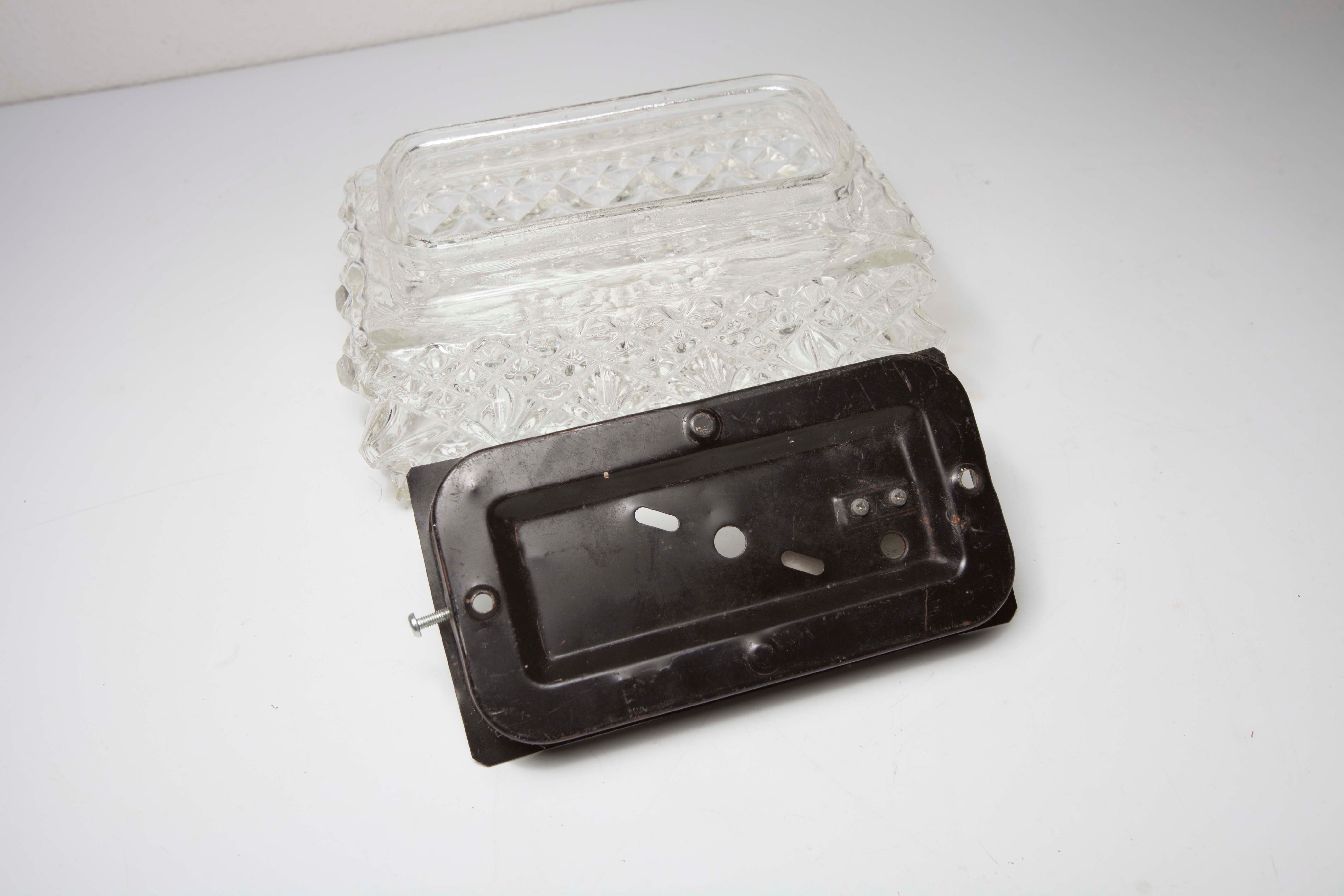 Prisma rectangular ceiling light, 1960's