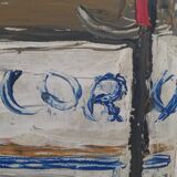 Oil on canvas signed Gambin 1964