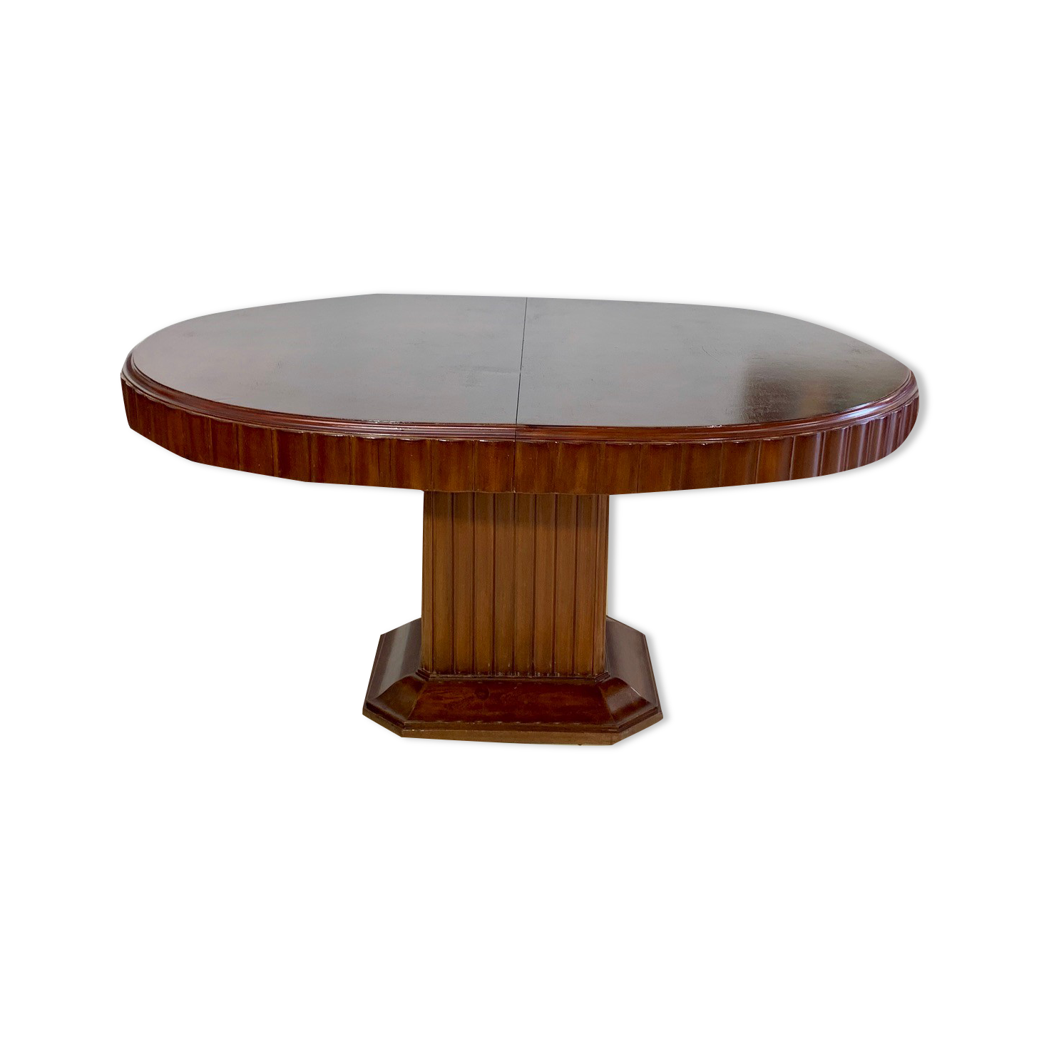 Table époque art déco en acajou eugène rinck