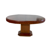 Art deco period table in mahogany eugène rinck