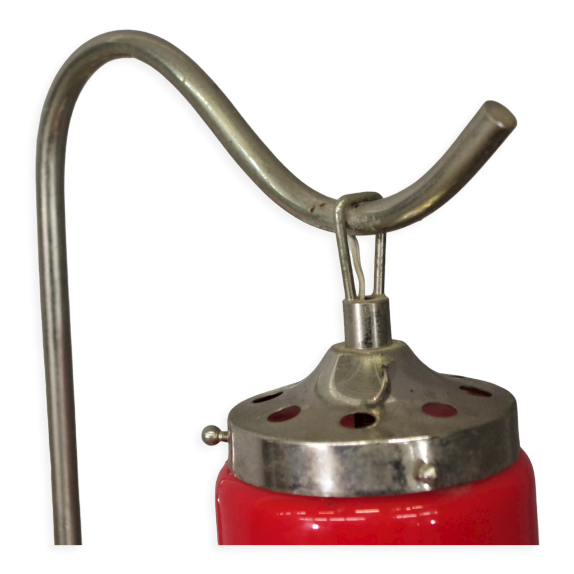 Floor chandelier 3 lights, 70s marble base