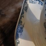 Antique sauce boat in ironstone