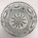 FRUIT CUTTER, SALAD BOWL in Solid CRYSTAL decorated with Hand-Cut PATTERNS