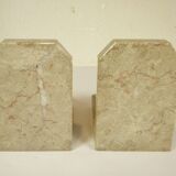 Pair of marble bookends