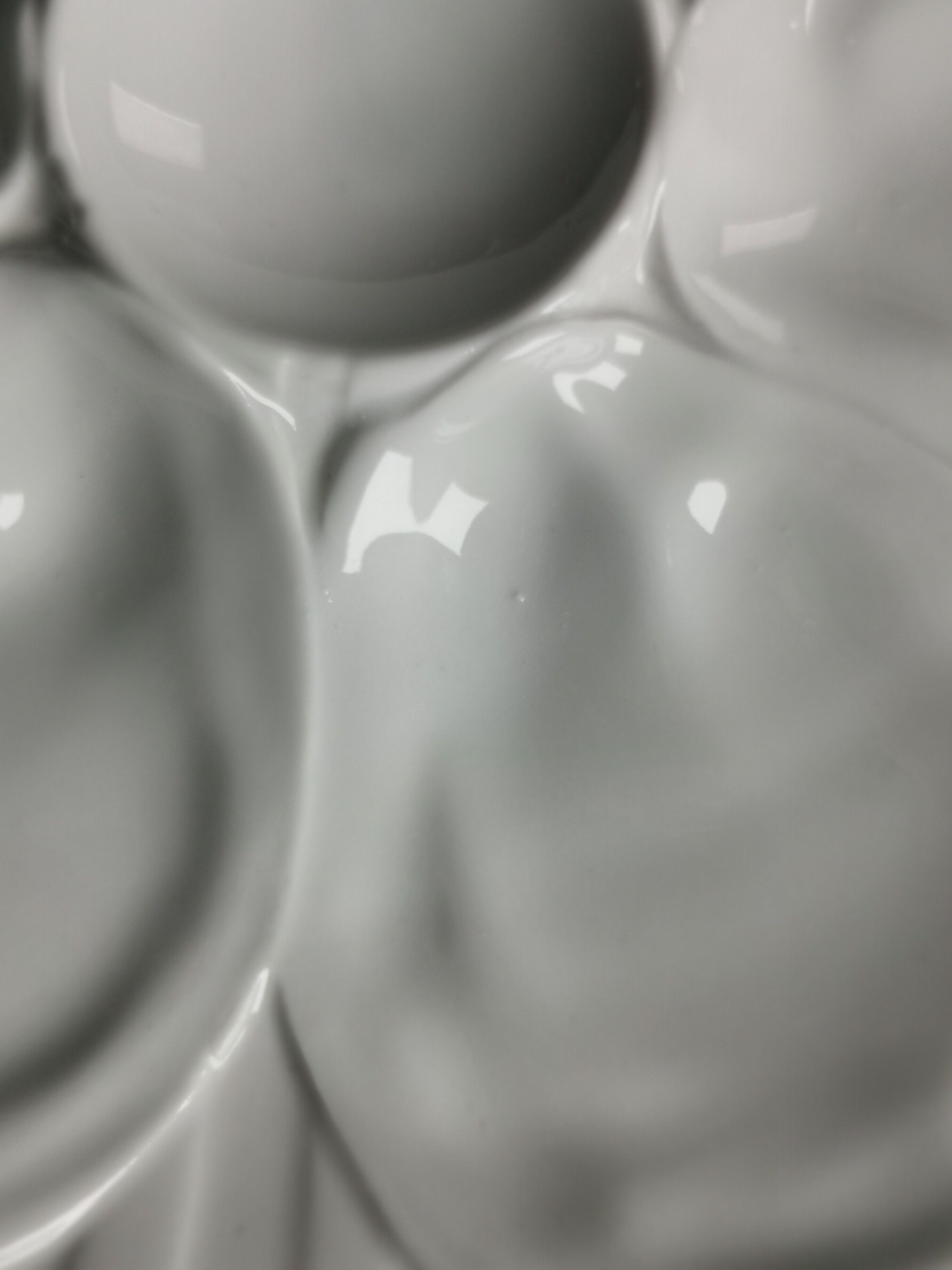 Ensemble de 6 assiettes Pillivuyt porcelaine blanche