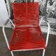 Set of 4 garden armchairs