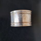 Towel ring in old silver metal