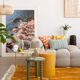 Mustard Yellow Rug - 156 x 125 cm