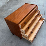 Italian teak chest of drawers year 50