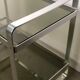 Rolling table in italian vintage aluminum by Martini and Rossi 1970