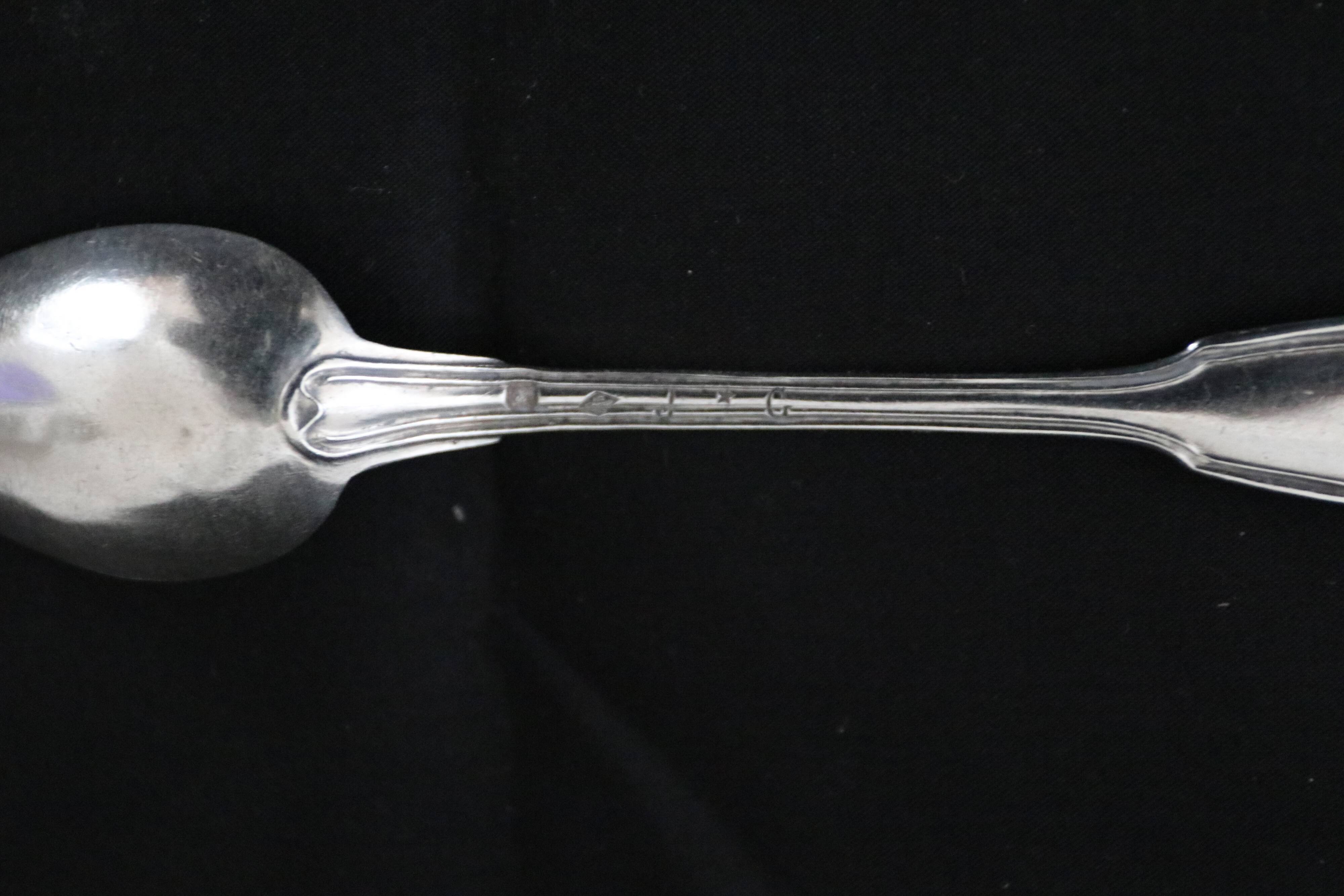 Lot of 6 small silver spoons