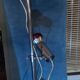 Vintage floor lamp 3 chrome spots France 1970