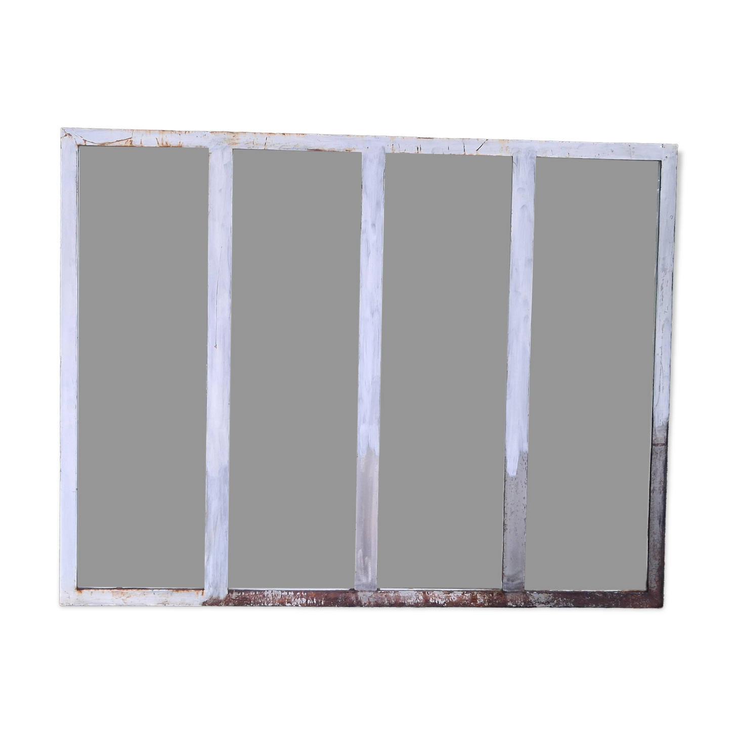 Genuine steel workshop window 4 bays - 184 x 142 cm (aix-en-provence)