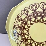 Vintage cake plate 70's, Herbolzheim Keramik Germany