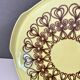 Vintage cake plate 70's, Herbolzheim Keramik Germany