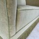 1970s, Danish 2-seater sofa, furniture velour, beech wood legs.