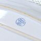 Antique fish-shaped earthenware dinner service signed West Germany Staffel