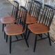 Set de 5  chaises scandinave Fanett d'Ilamri Tapiovaara