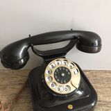 in the 1940s bakelite telephone