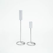 Set of metal candlesticks, Danish design, 1970s, made in Denmark