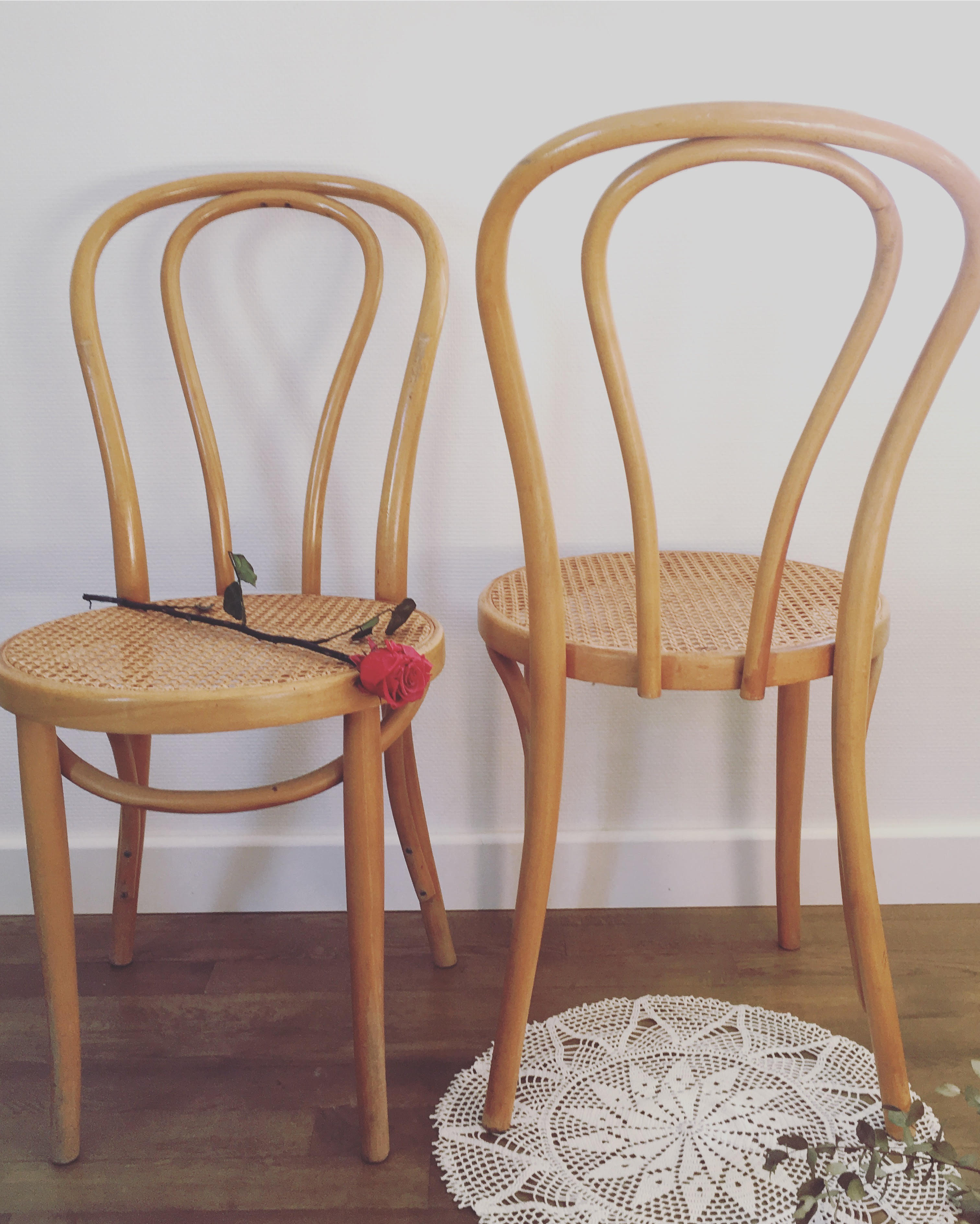 Pair of chairs bistro