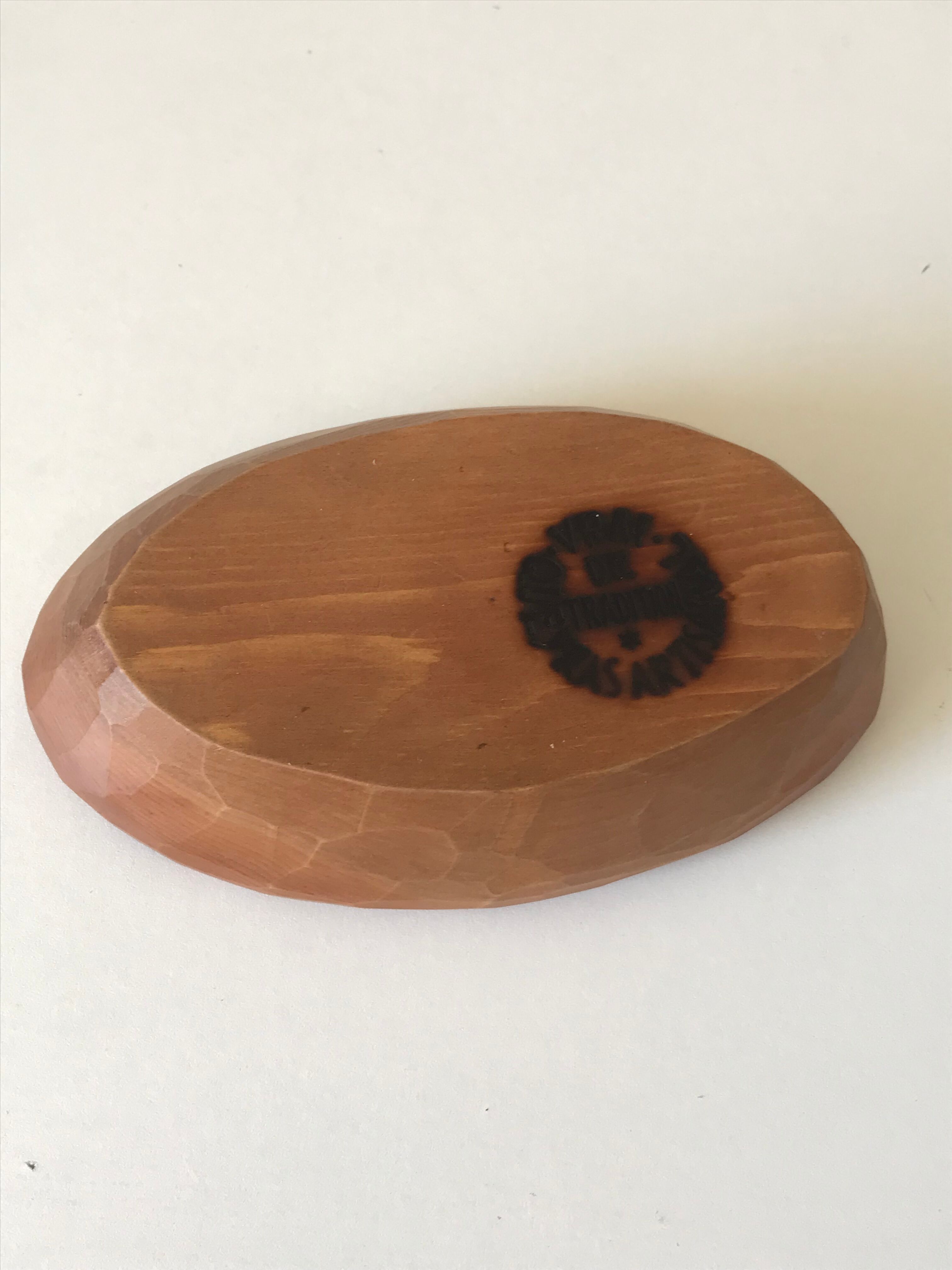 Cup cut with vintage gouge years 70
