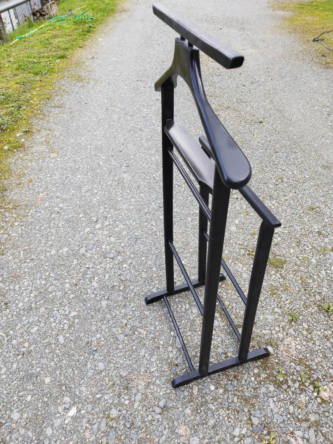 Valet black coat holder